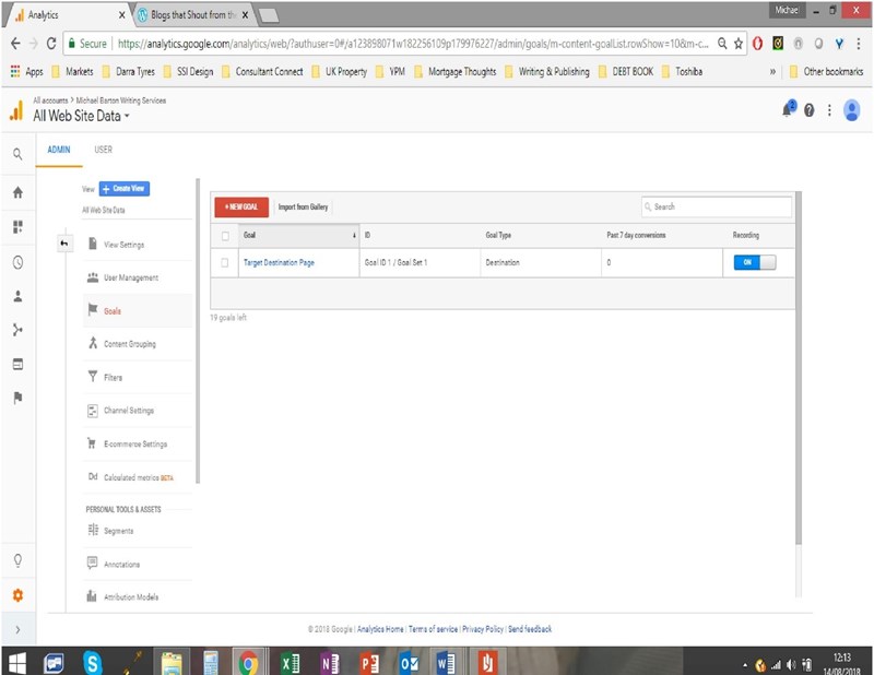 Setup Conversion Tracking in Google Analytics - Step 6